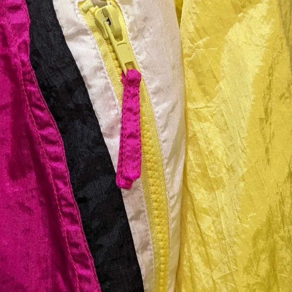 Vintage SFO San Francisco Originals Colorblock Windbreaker Jacket Purple Pink M